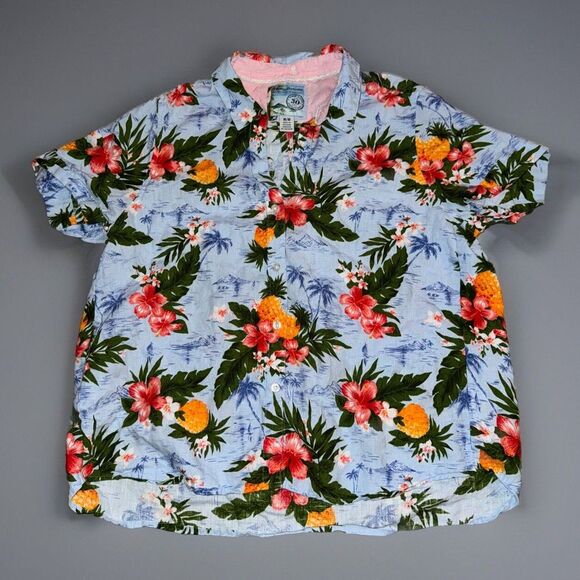 Tommy Bahama Tops - Tommy Bahama‎ Special Edition 30th Anniversary Passport To Paradise Linen Large